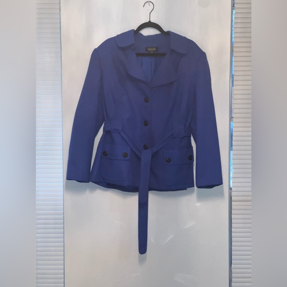 Classic Blue Blazer Jacket - image 1
